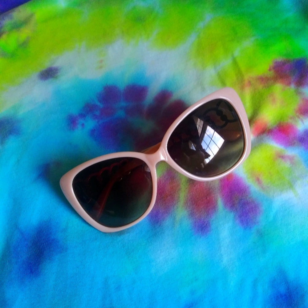 Baby Pink & Rhinestone Glasses